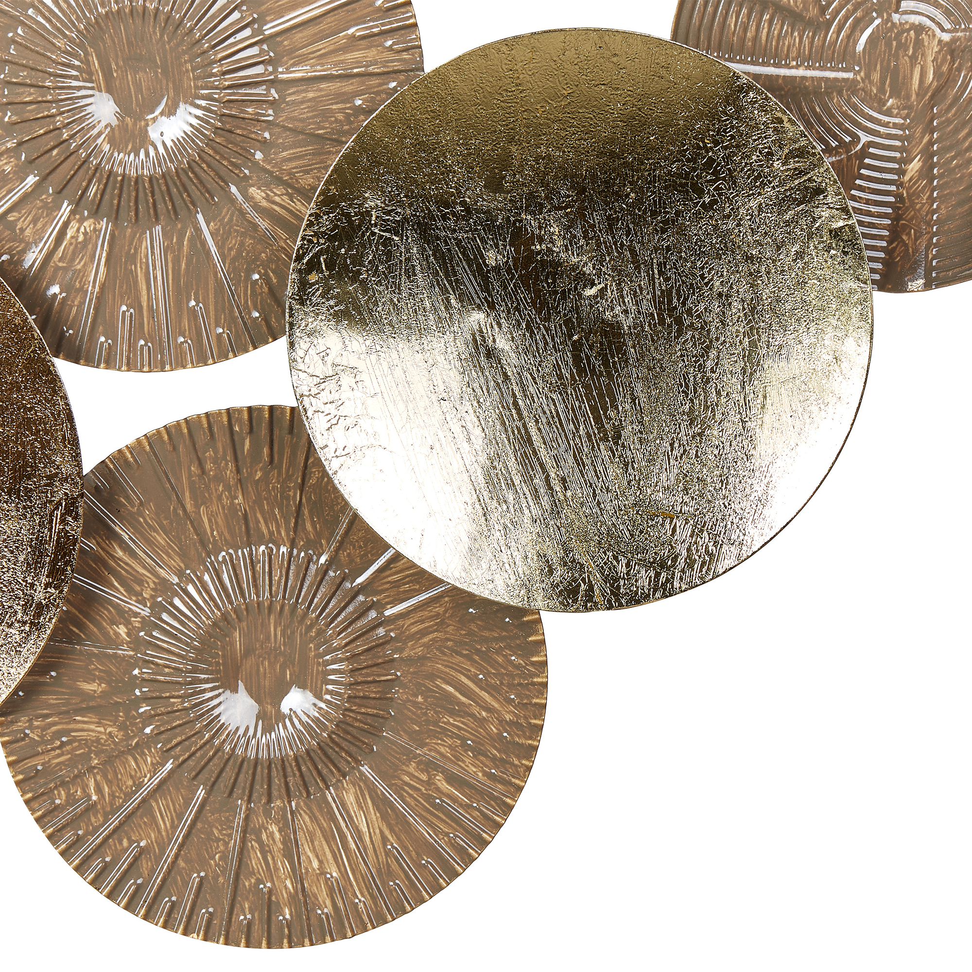Vægdekoration THALLIUM 45 cm Metal Guld
