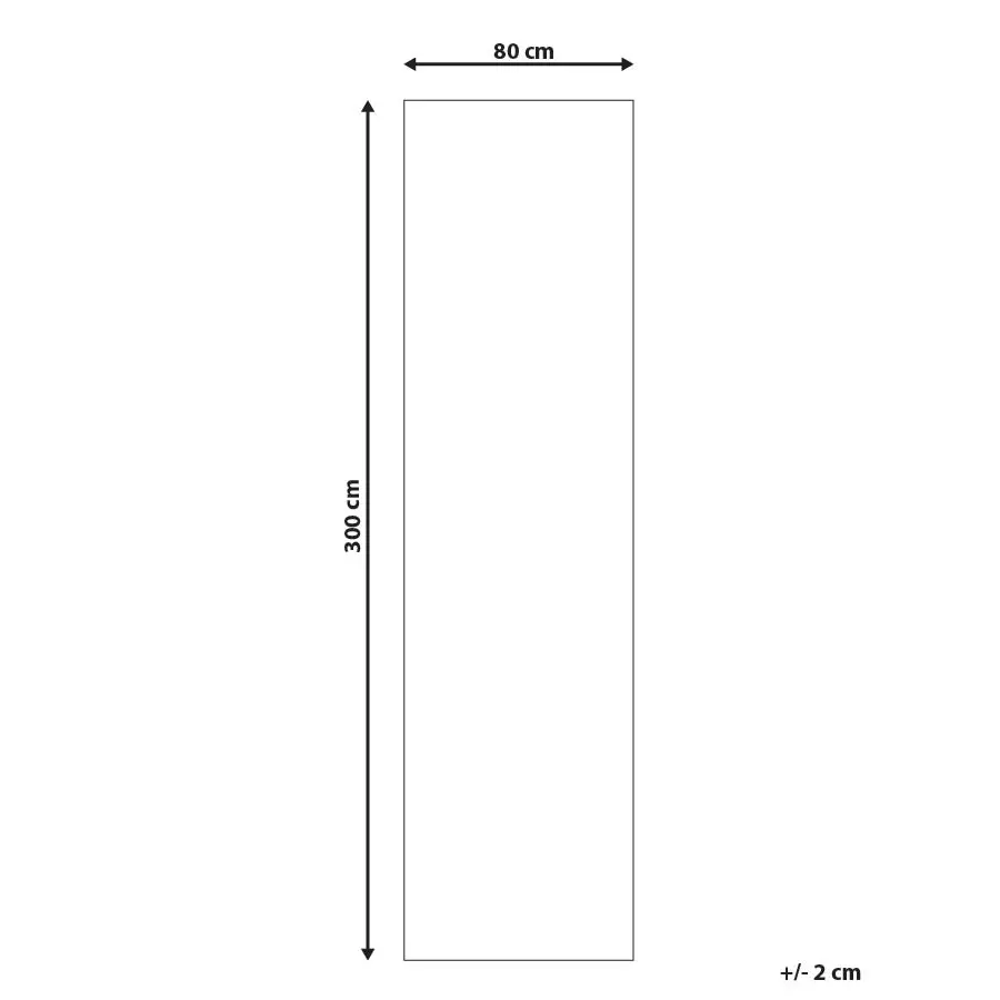 Gulvtæppe ARAPGIR Multifarvet 80 x 300 cm