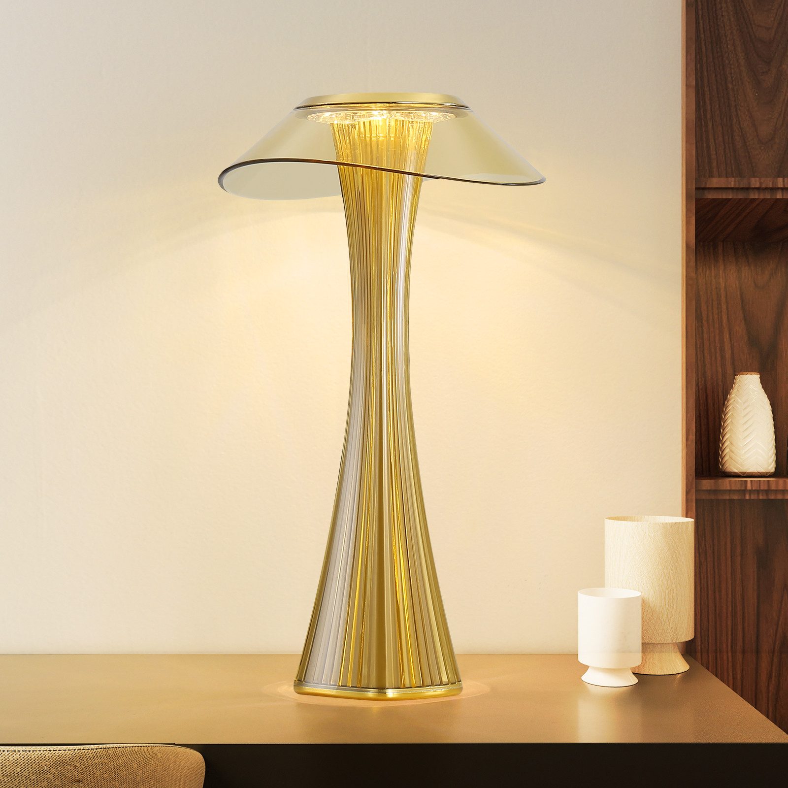 NETTLIFE moderne, dæmpbar, USB - LED - sengelampe, med 3 lysstyrkeniveauer, bordlampe