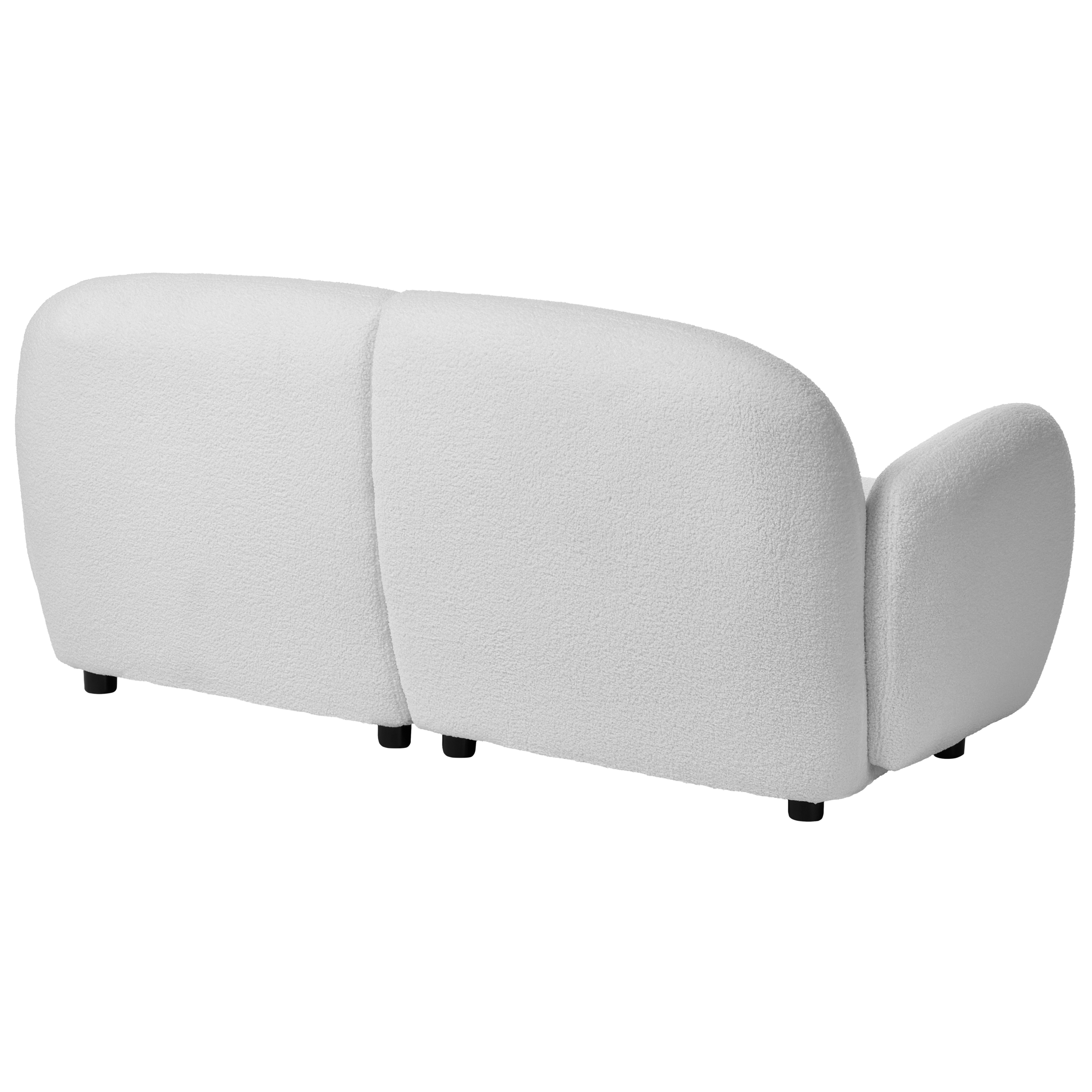 Sofa 3 personers JULE Boucle Cremehvid