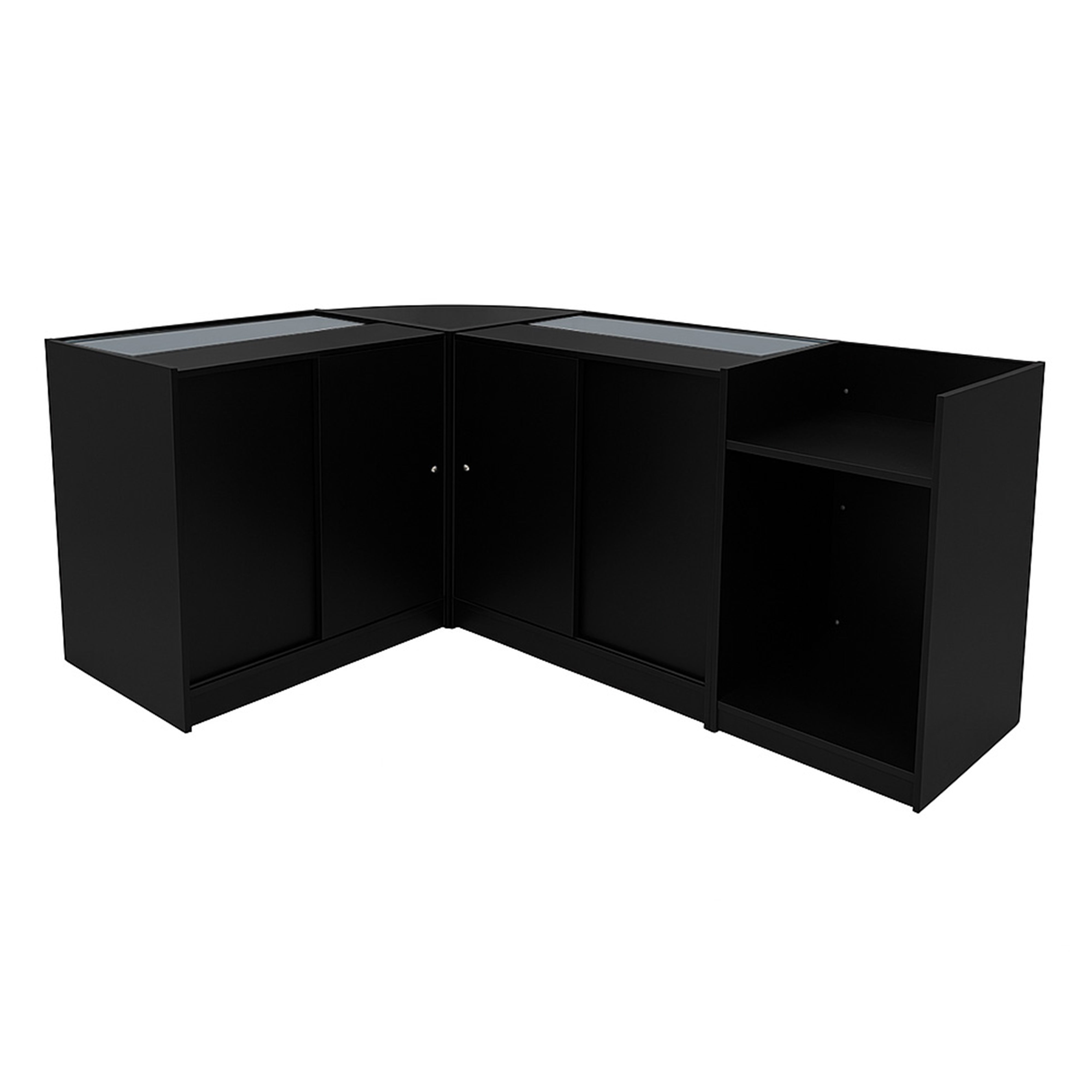 Vega LED butiksdisk serie K900, C900, TB60 og CM60 - sort