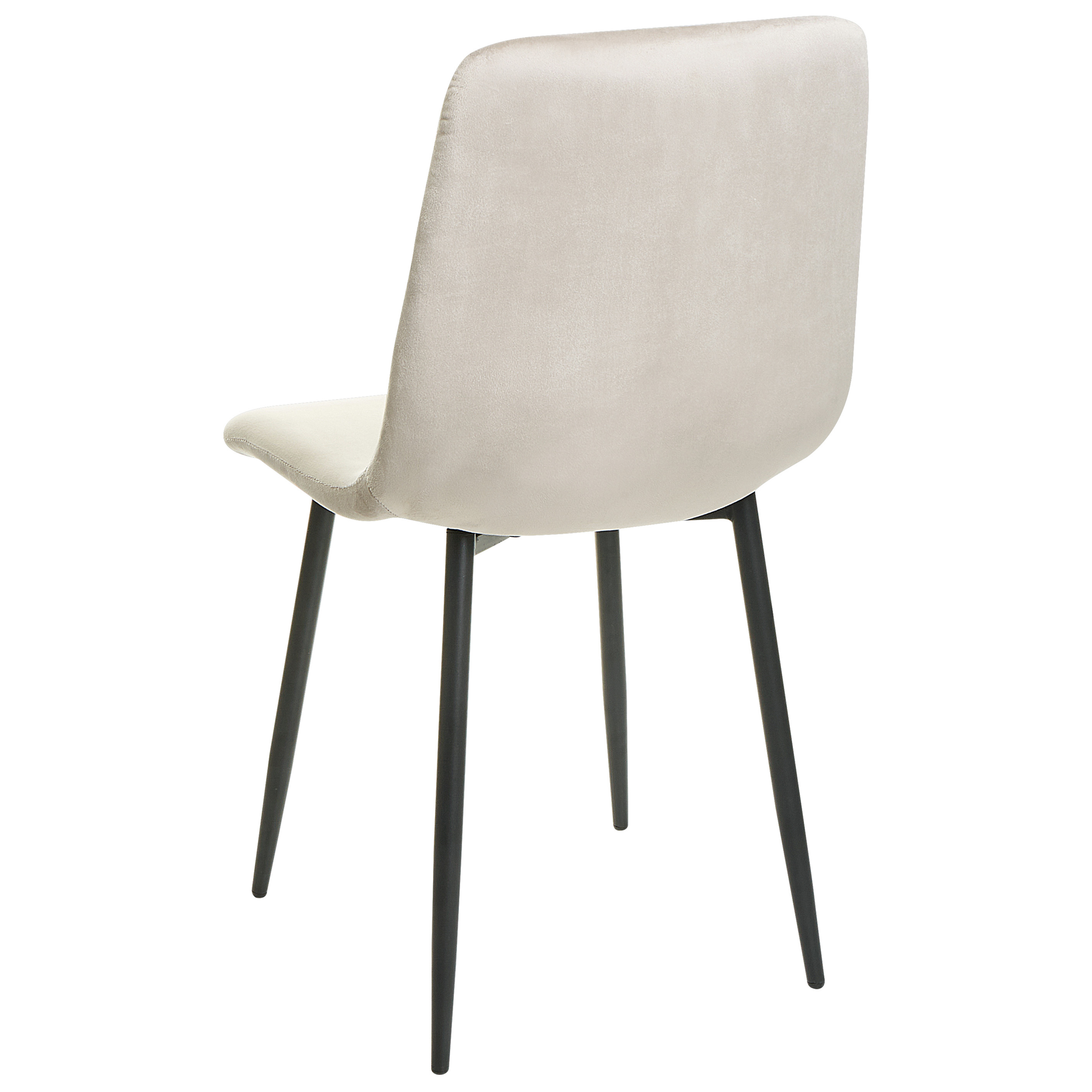 Sæt med 4 spisebordsstole HAVRE Velour Beige