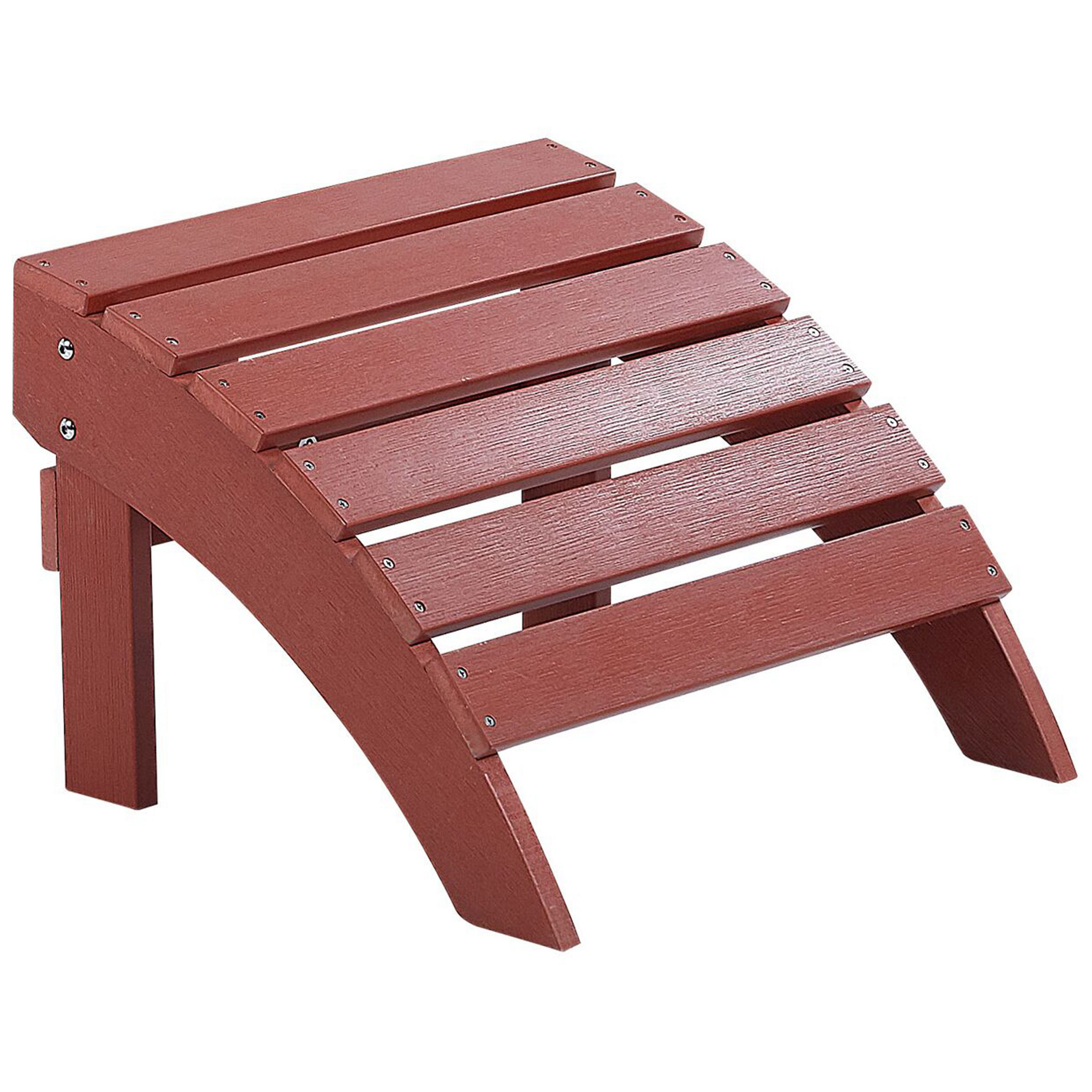 Haveskammel ADIRONDACK Rød