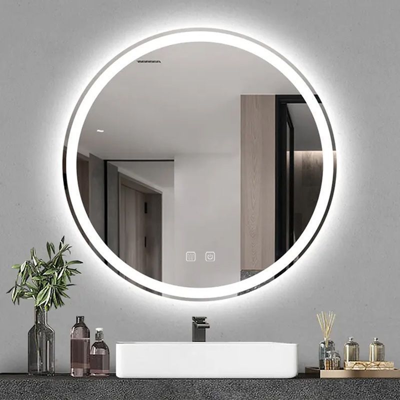 REA spejl LED P11242 BAS 80cm Grå 2x78,5x78,5cm