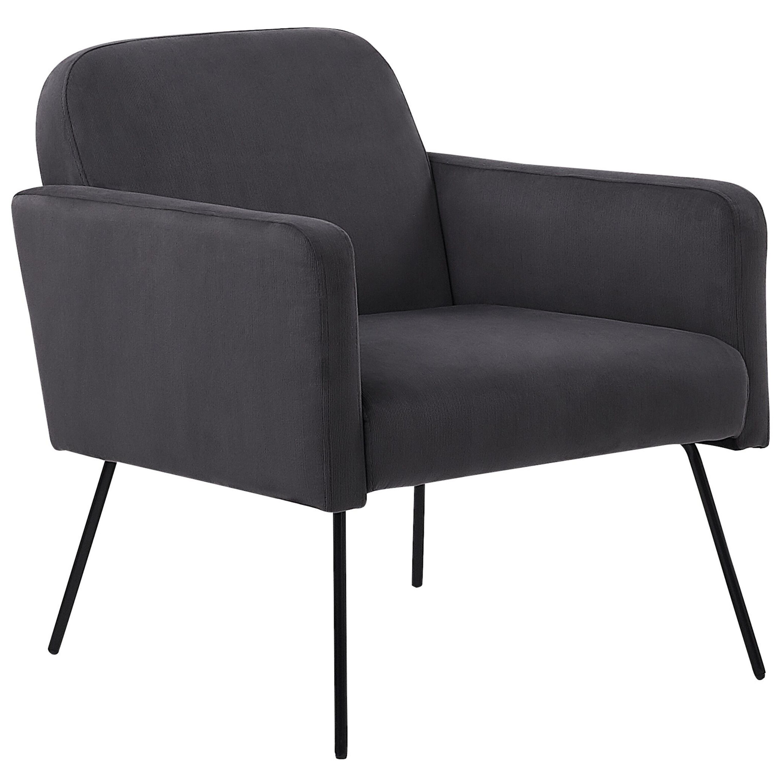 Lænestol NARKEN Velour Grå