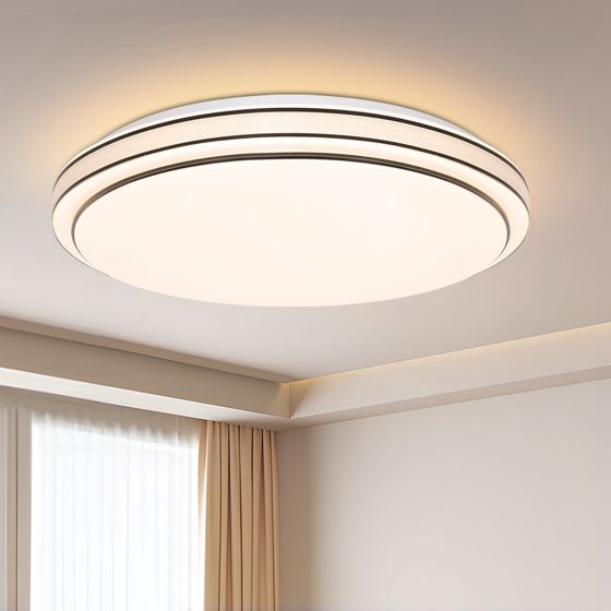 NETTLIFE LED - loftlampe, til soveværelse - diameter, 27 cm, stjernehimmellampe 12W varm hvid lampe, moderne
