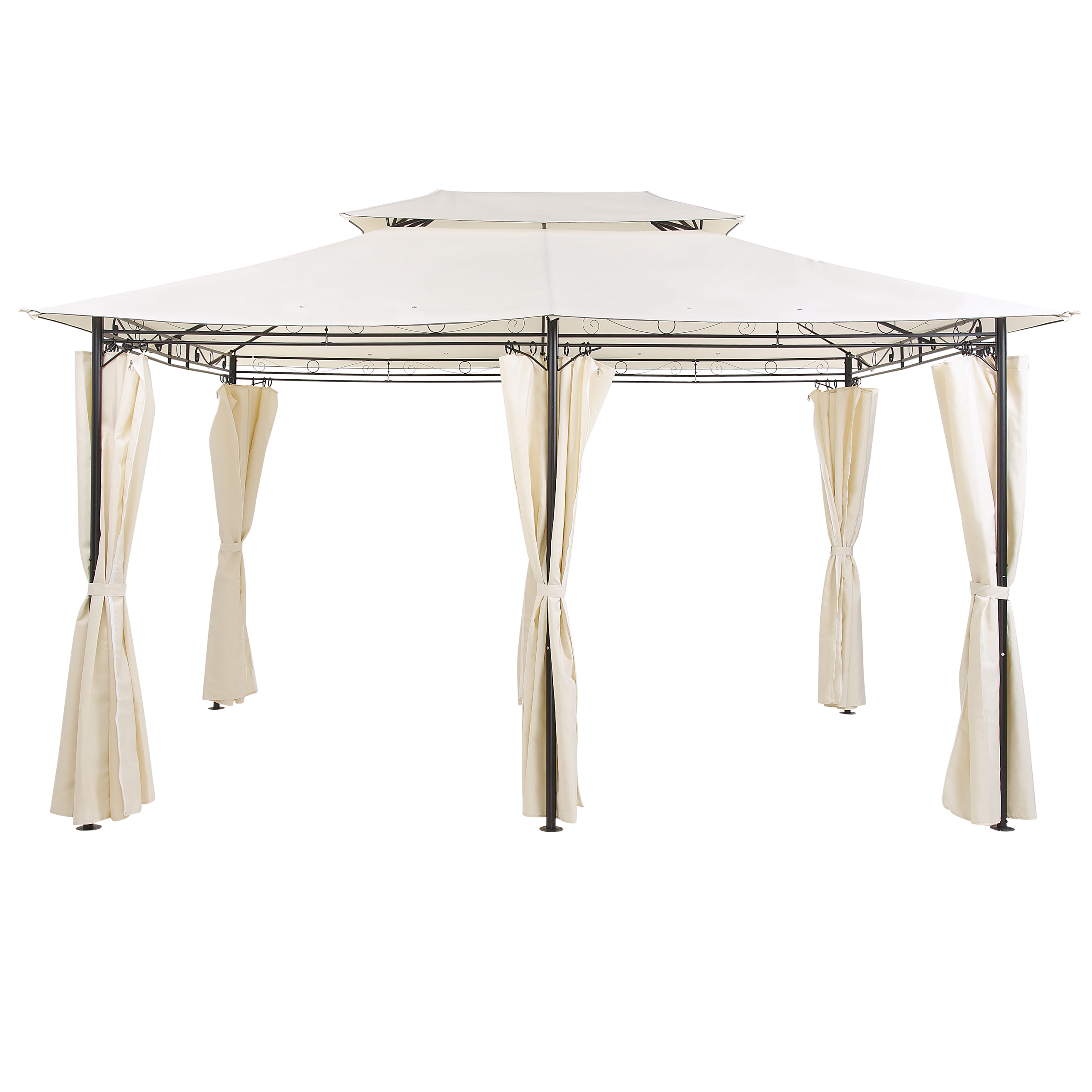 Lysthus COLOS 400 cm 300 cm Metal Beige