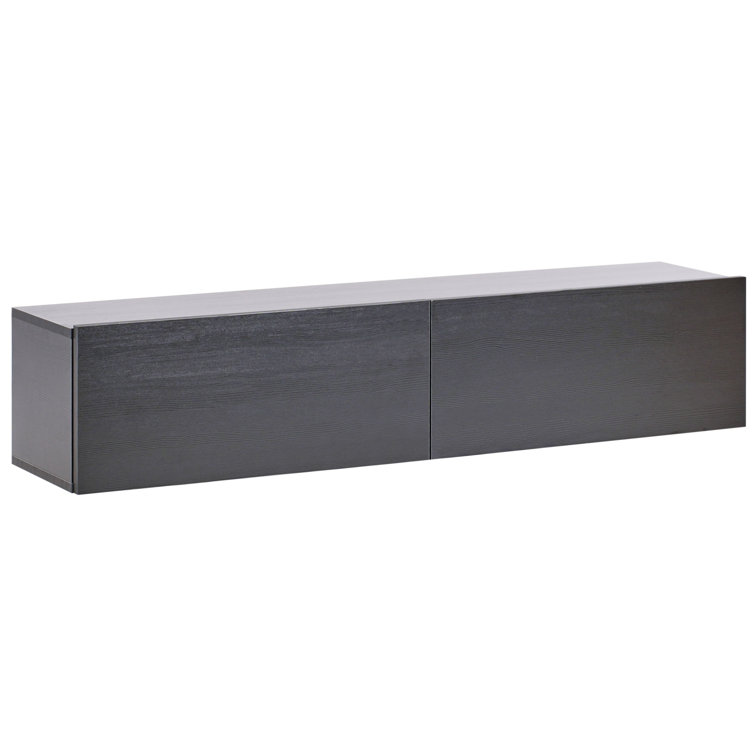 Vægmonteret tv-bord GLADSTONE Sort