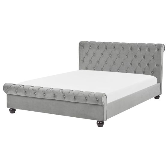 Vandseng Velour AVALLON 140 x 200 cm Grå