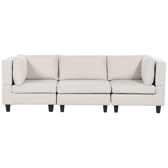 Modulsofa 3 personers UNSTAD Lys Beige