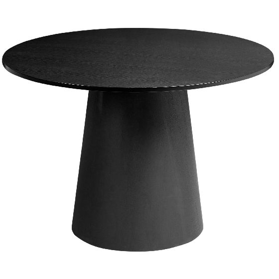 Spisebord OYEN Sort 120 cm 120 cm