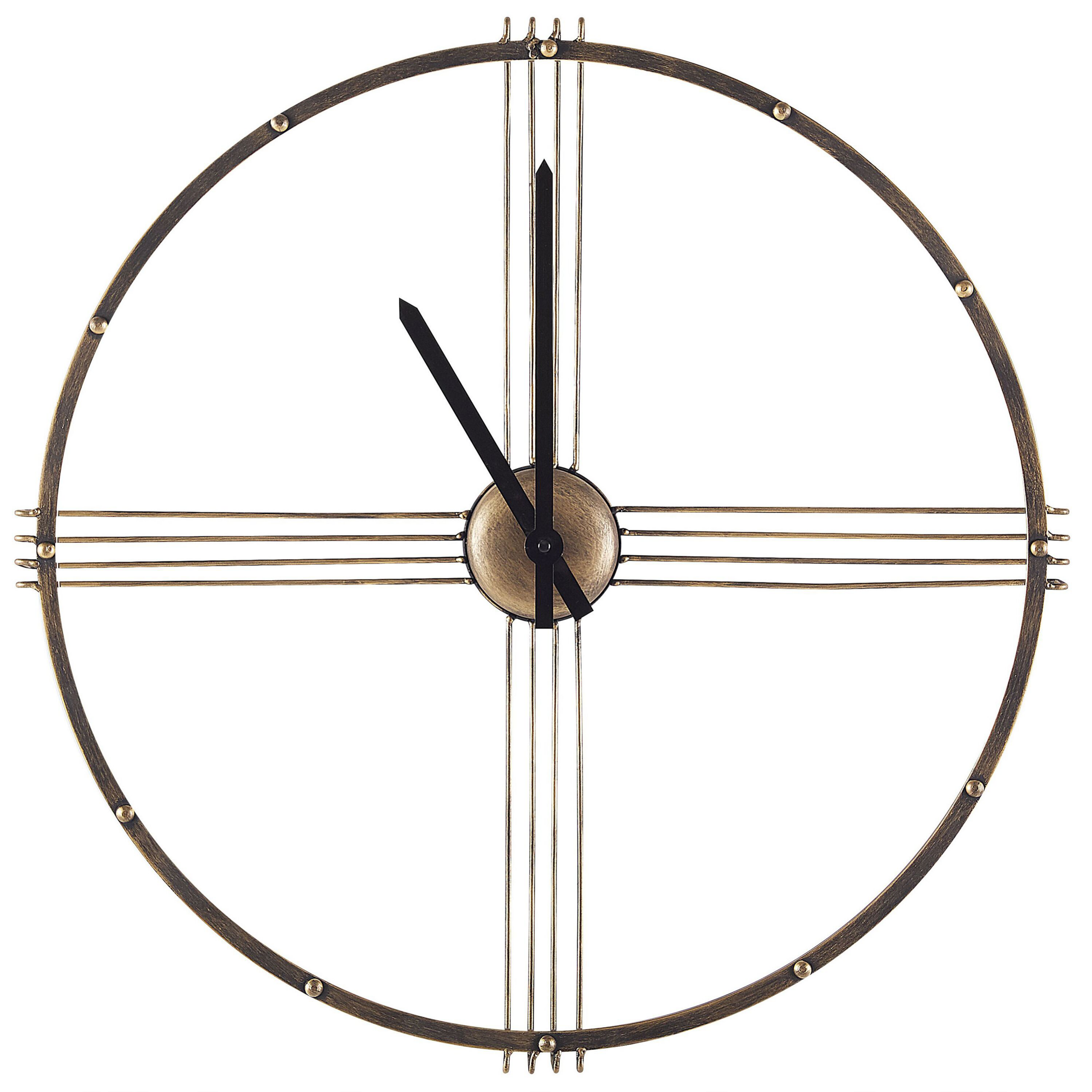 Vægur ASCONA 64 cm Metal Guld