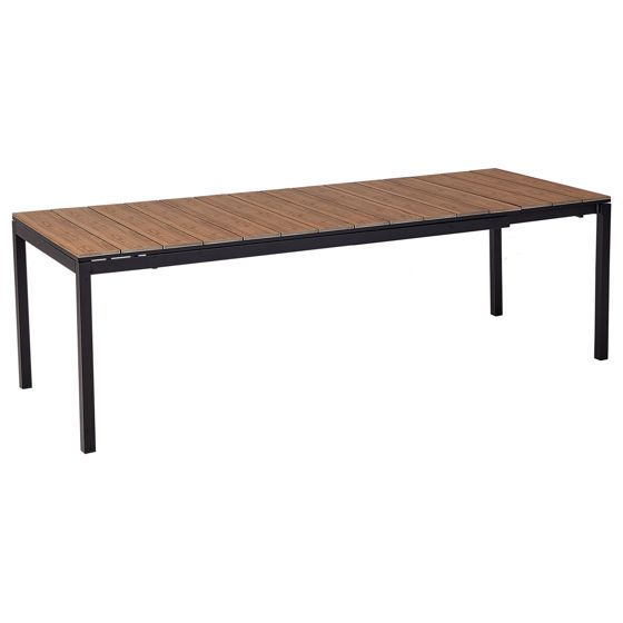 Havebord med udtræk TOFANE 198/248 cm 90 cm Brun