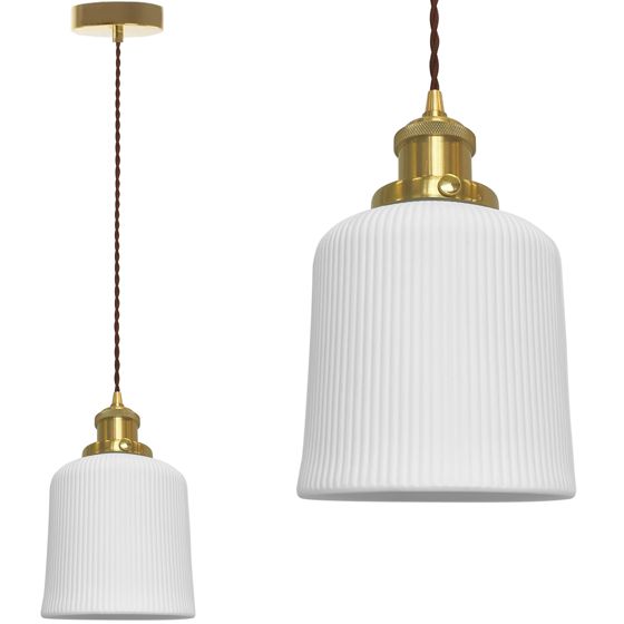 TOOLIGHT hængende loftlampe APP1173 Hvid 14x14x21,5cm