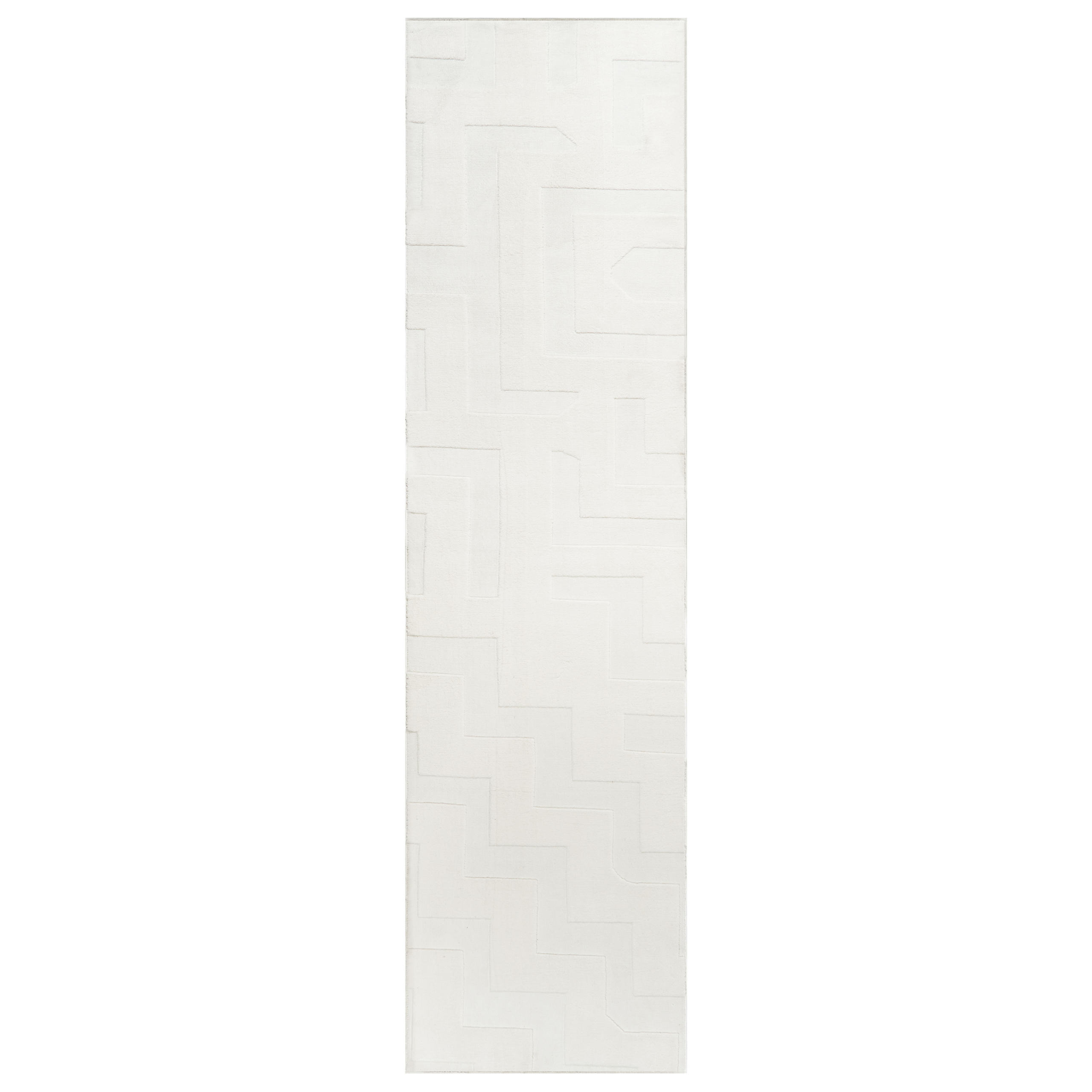 Gulvtæppe GINGERA Cremehvid 80 x 300 cm
