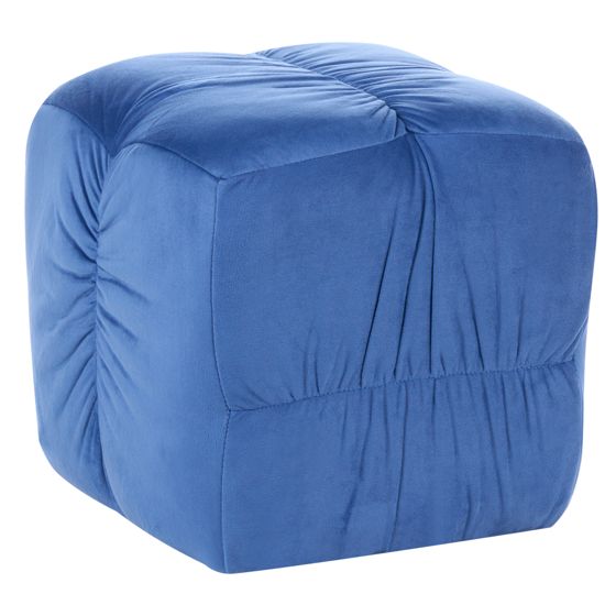 Puf TURLEY Velour Blå