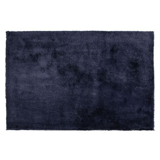 Shaggy gulvtæppe EVREN Mørkeblå 140 x 200 cm