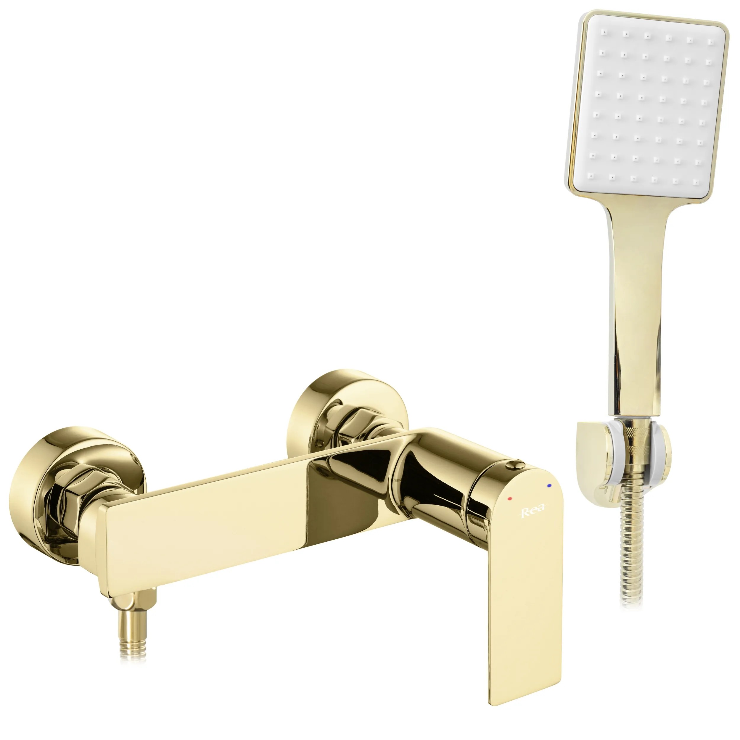 REA brusearmatur MY1902-8G STORM Guld, 14x19,5x12cm