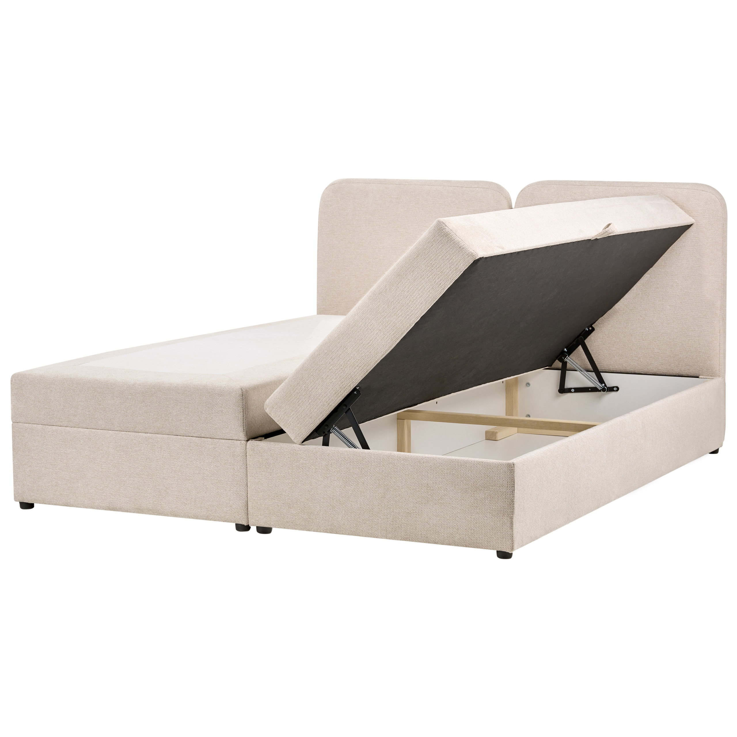 Kontinentalseng med opbevaring CHANCELLOR Lys Beige 180 x 200 cm