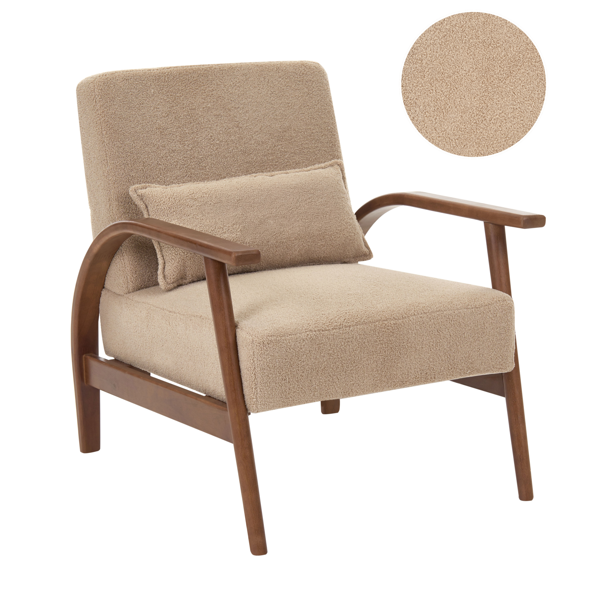 Lænestol SKARA Boucle Beige