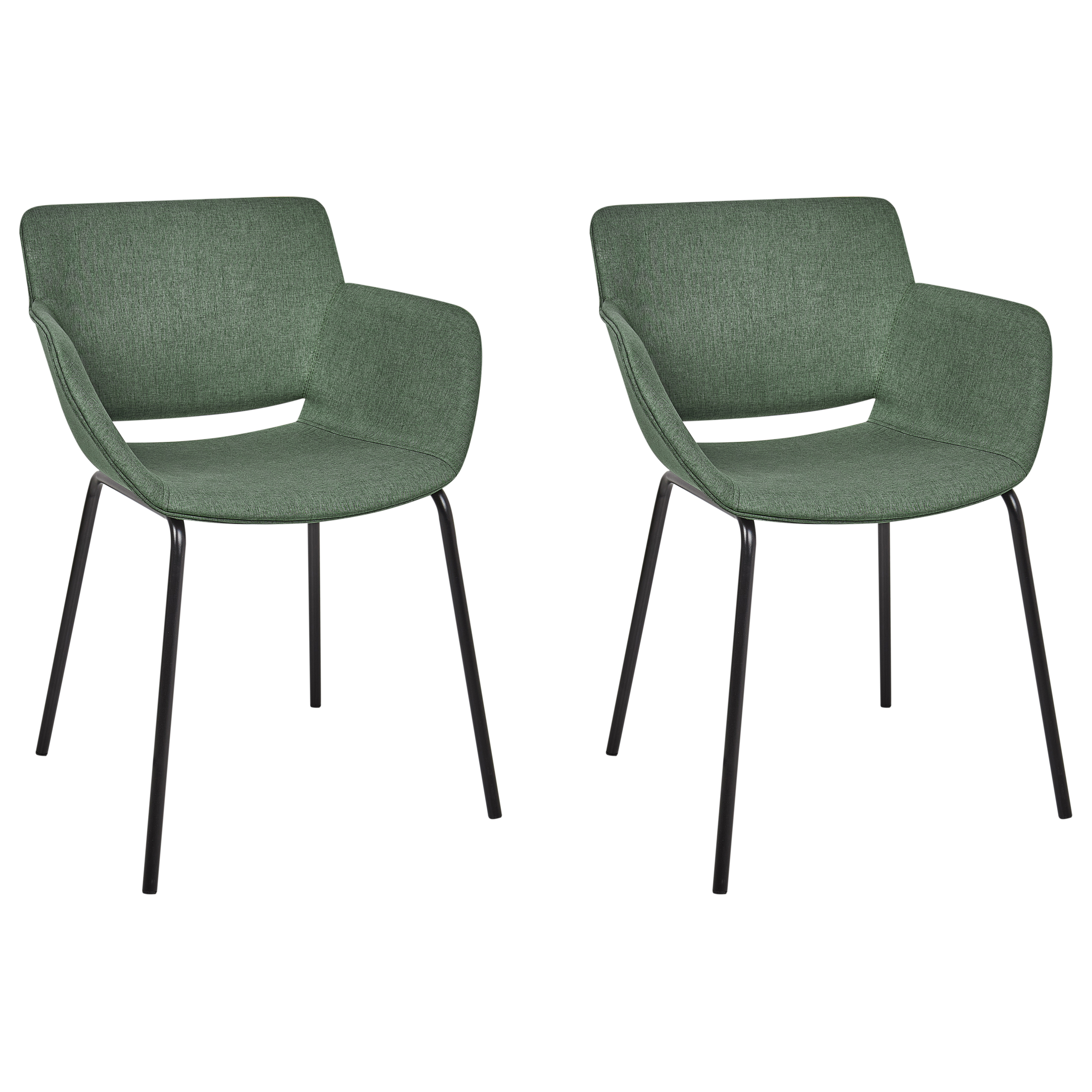 Sæt med 2 spisebordsstole AXTEL Grøn