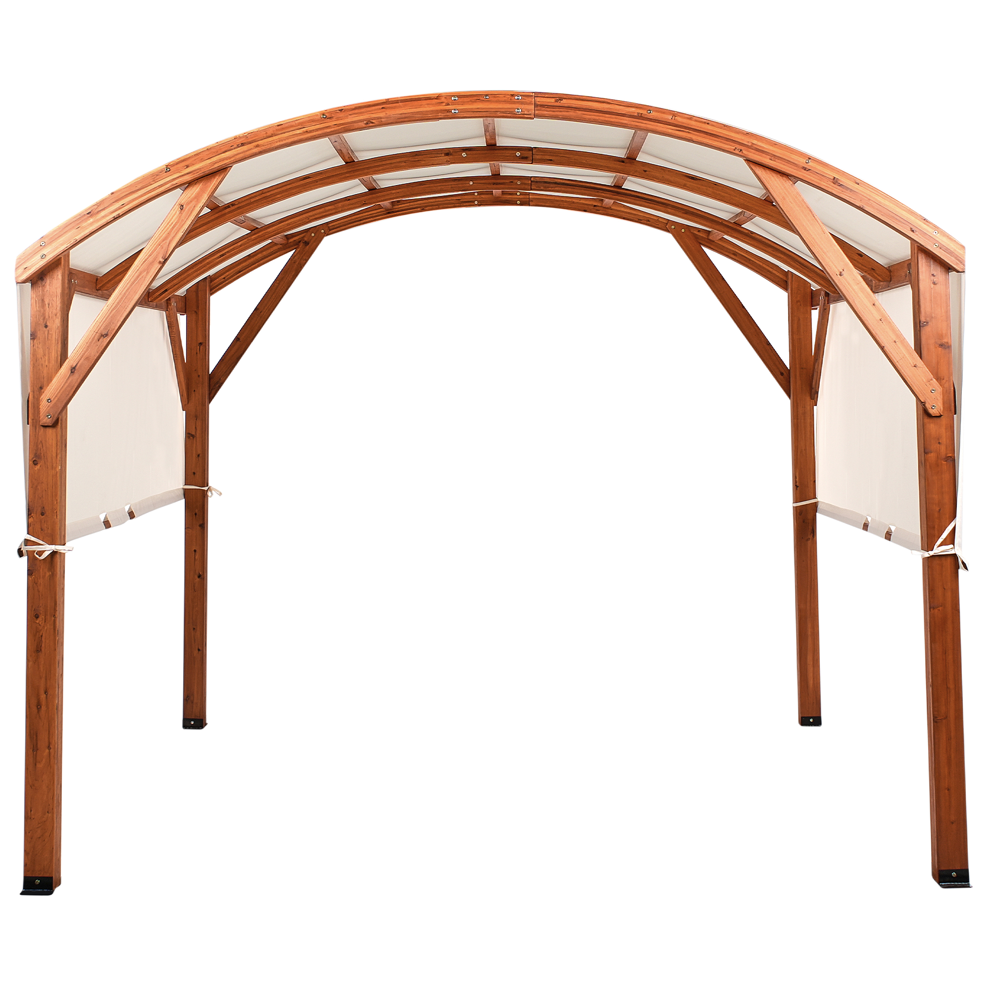 Lysthus SCOPELLO 303 cm 300 cm Ædelgran Brun/beige