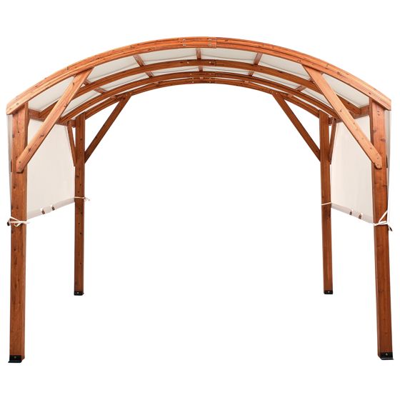 Lysthus SCOPELLO 303 cm 300 cm Ædelgran Brun/beige