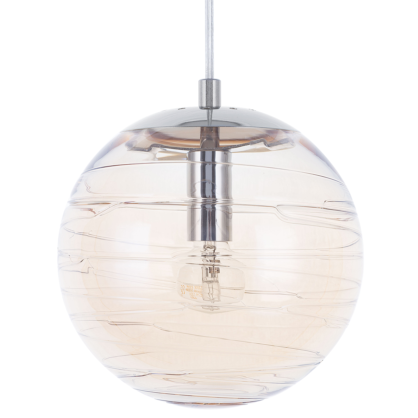 Loftlampe MIRNA Glas Guld