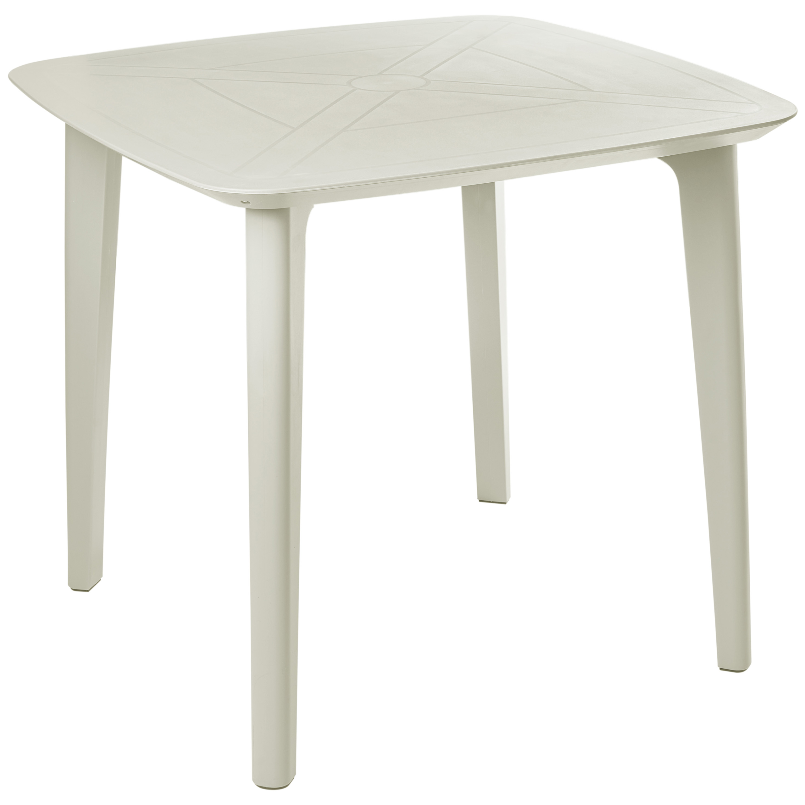 Havebord SORICO 86 cm 86 cm Lys Beige