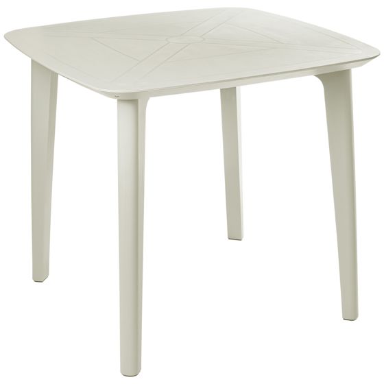 Havebord SORICO 86 cm 86 cm Lys Beige