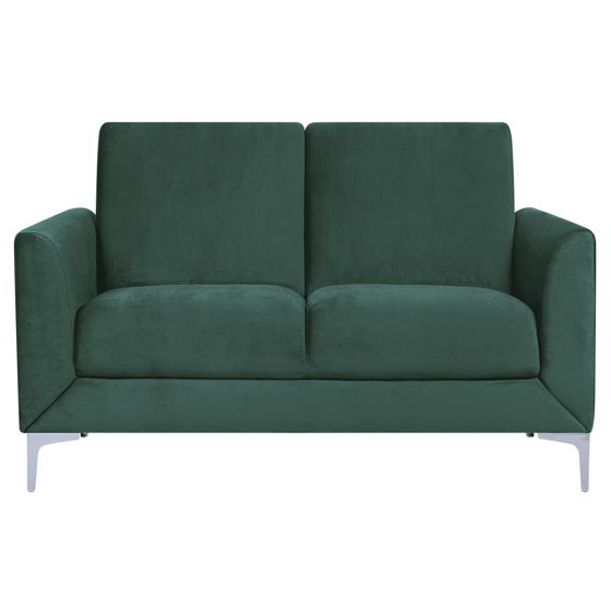 Sofa 2 personers FENES Velour Mørkegrøn