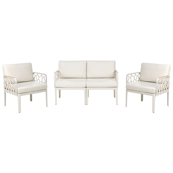 havesofasæt 4 personers ERICHE Lys Beige