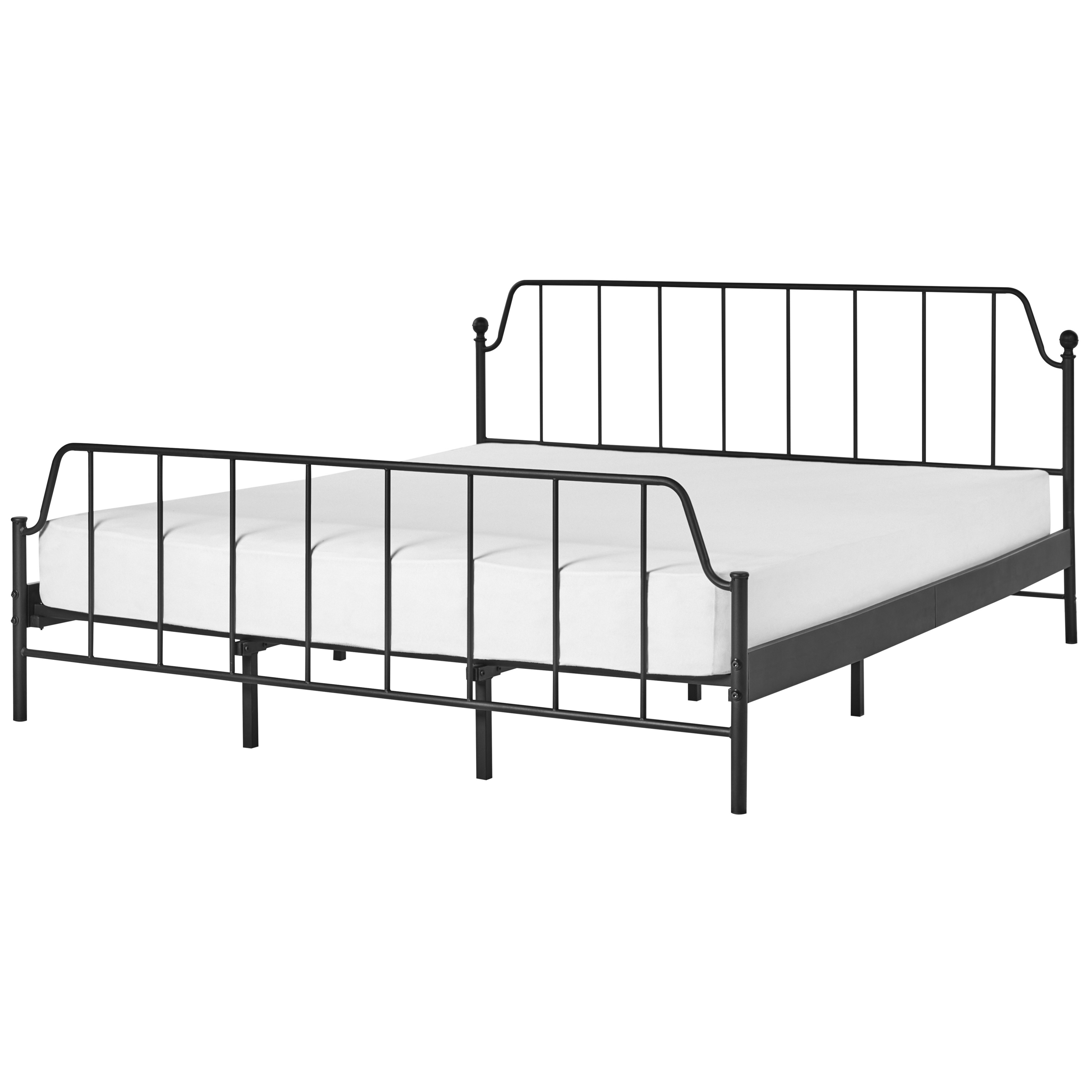 Seng Metal MAURESSAC 180 x 200 cm Sort