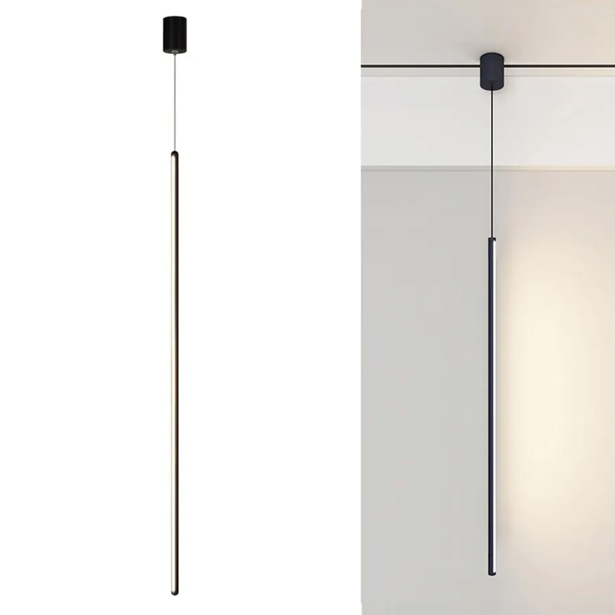 TOOLIGHT hængende loftlampe LED APP1449-C 100CM Sort 100x10x100cm