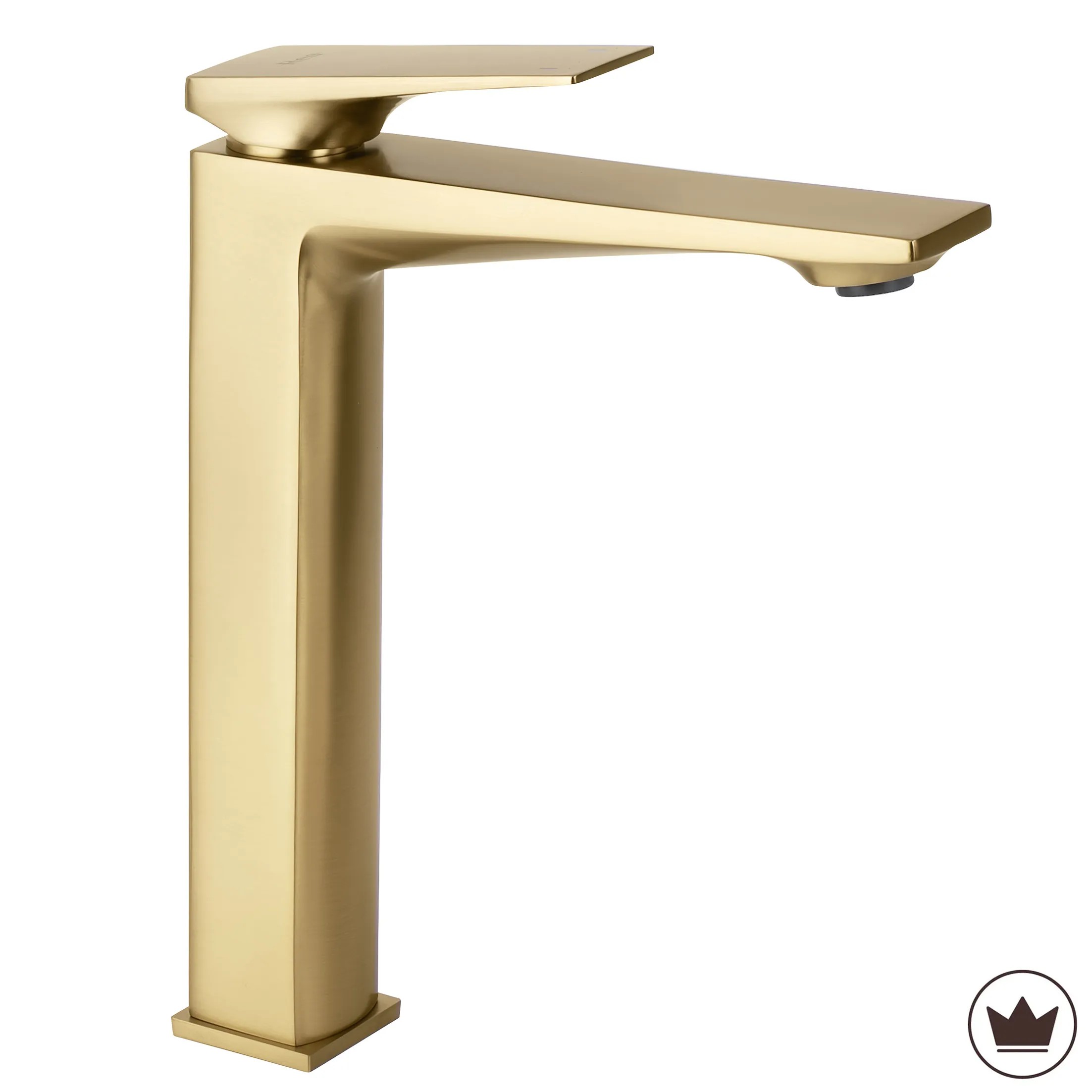 REA Premium håndvaskarmatur Prime Høj Børstet guld, 15x4,2x26cm