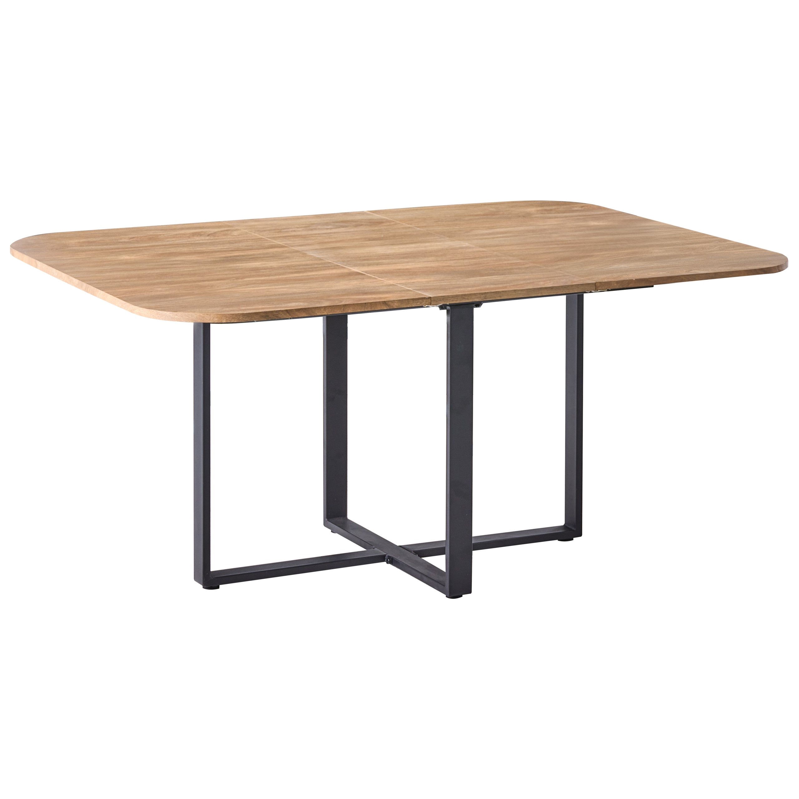 Spisebord med udtræk COOPER Brun 120/160 cm 120 cm