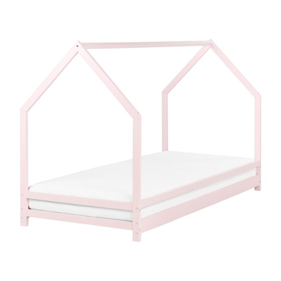 Børneseng Hus Fyretræ APPY 90 x 200 cm Pastellrosa