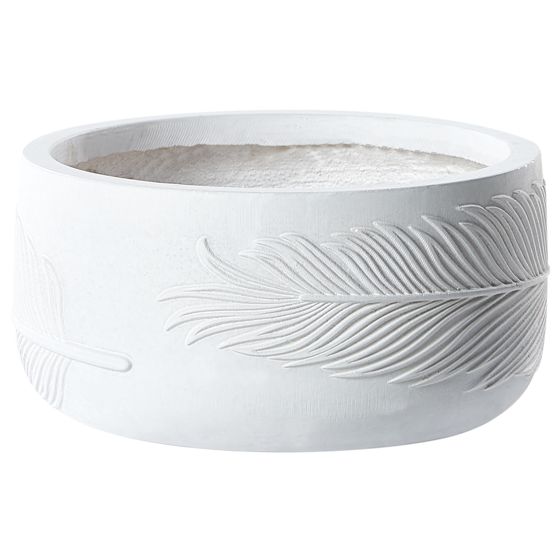 Urtepotte FTERO 25 cm Cremehvid