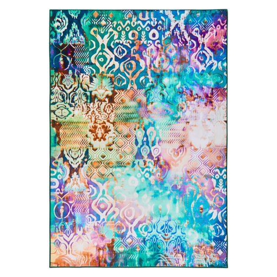 Gulvtæppe ISVANTA Multifarvet 140 x 200 cm