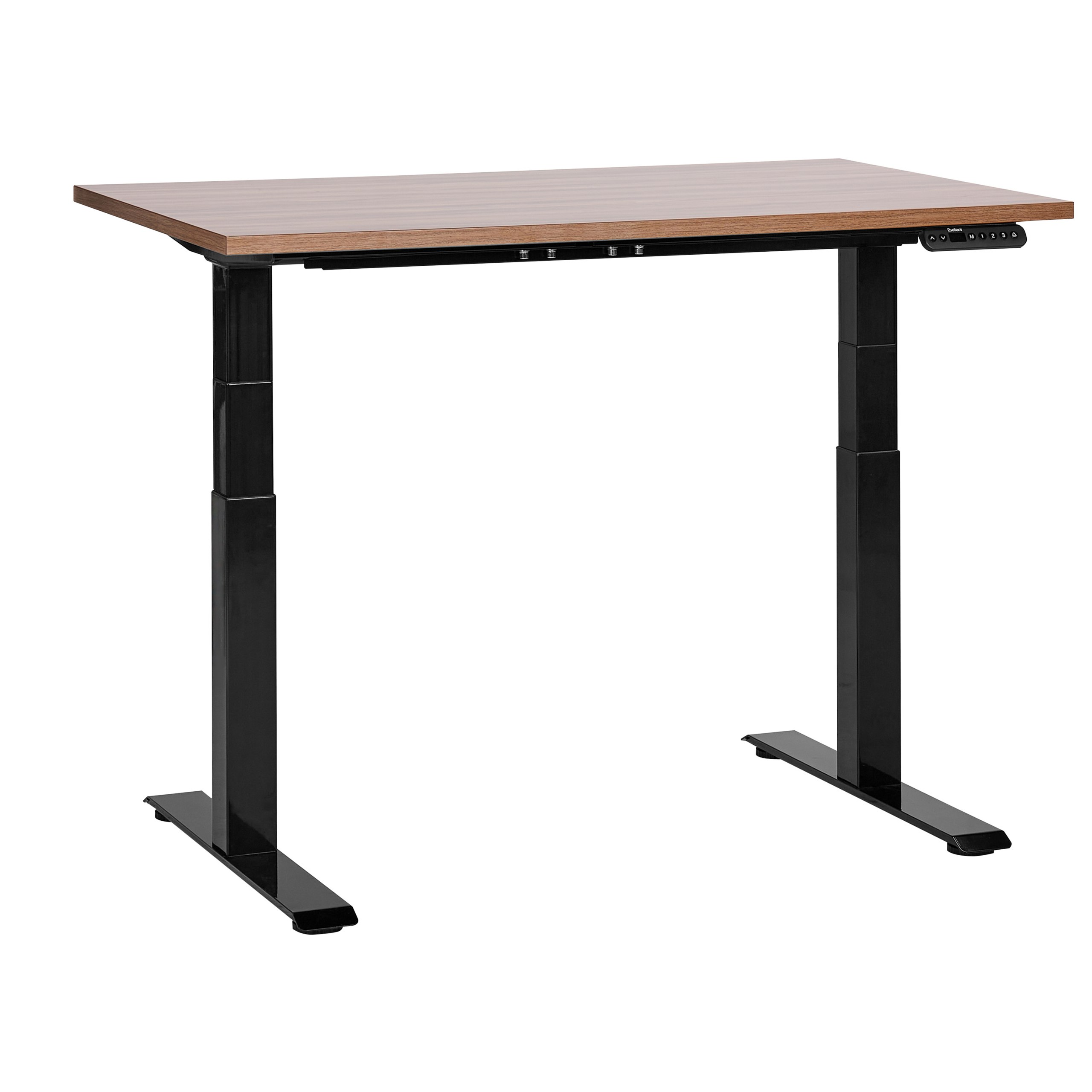 Elektrisk justerbart hæve sænkebord DESTINES 120 cm 72 cm Brun/sort