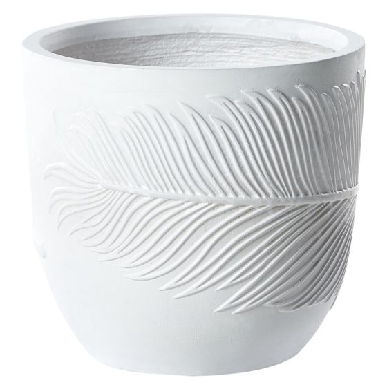 Urtepotte FTERO 28 cm Cremehvid