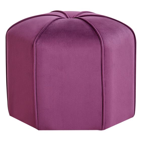 Puf WISHEK Velour Purpur