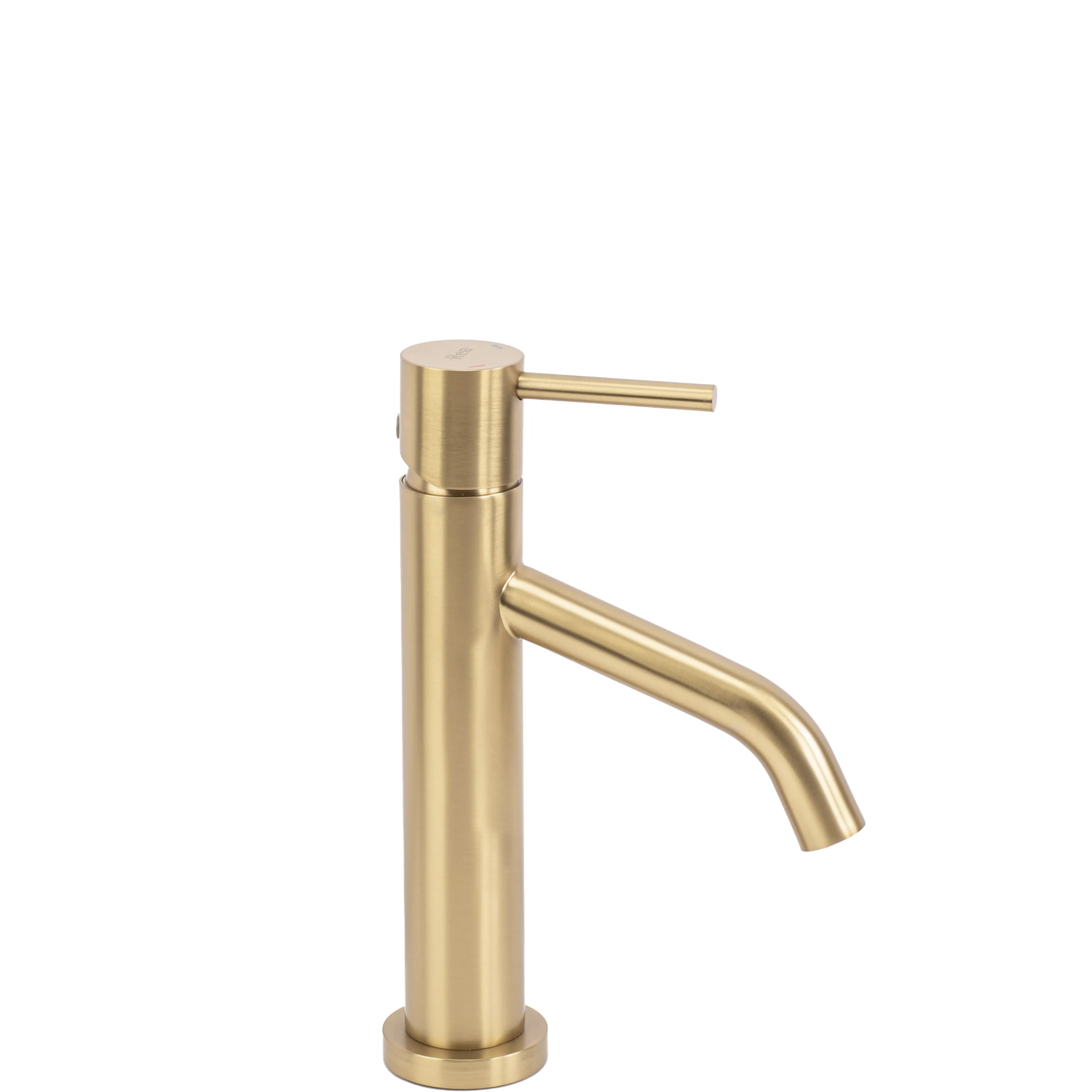 REA håndvaskarmatur JS-B253BG LEVEL Lav Børstet guld, 15,5x5x21,5cm
