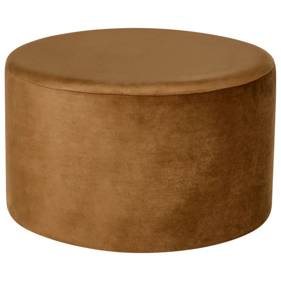 Puf MILLEN Velour Guldbrun