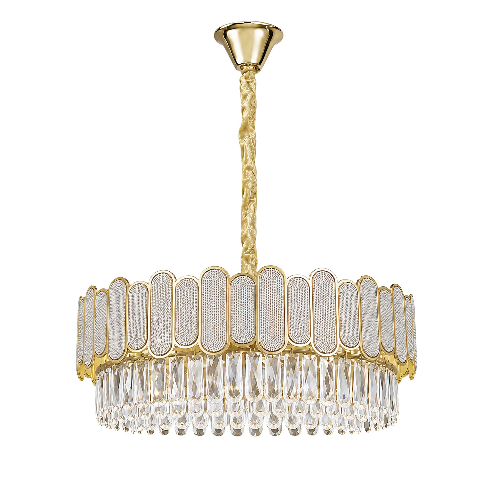 TOOLIGHT hængende loftlampe SWE107-CP 50cm Guld 48x48x23,5cm