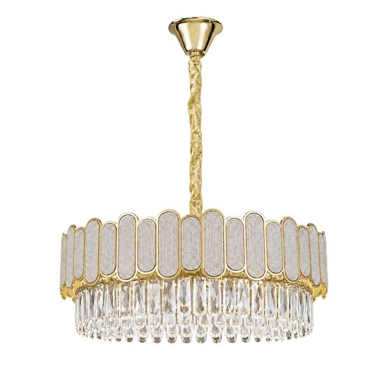 TOOLIGHT hængende loftlampe SWE107-CP 50cm Guld 48x48x23,5cm