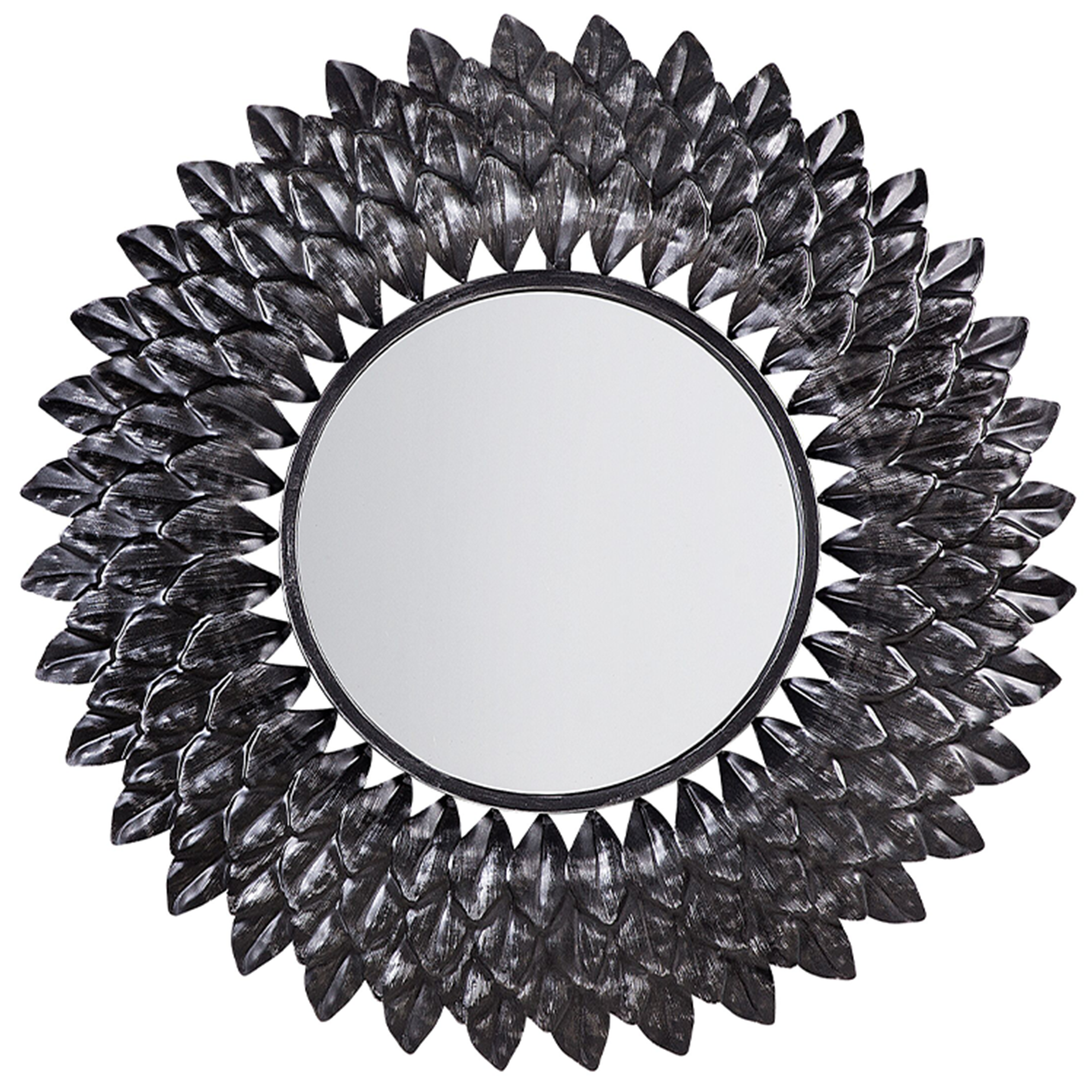Vægspejl LARRAU 70 cm 70 cm Metal Sølv