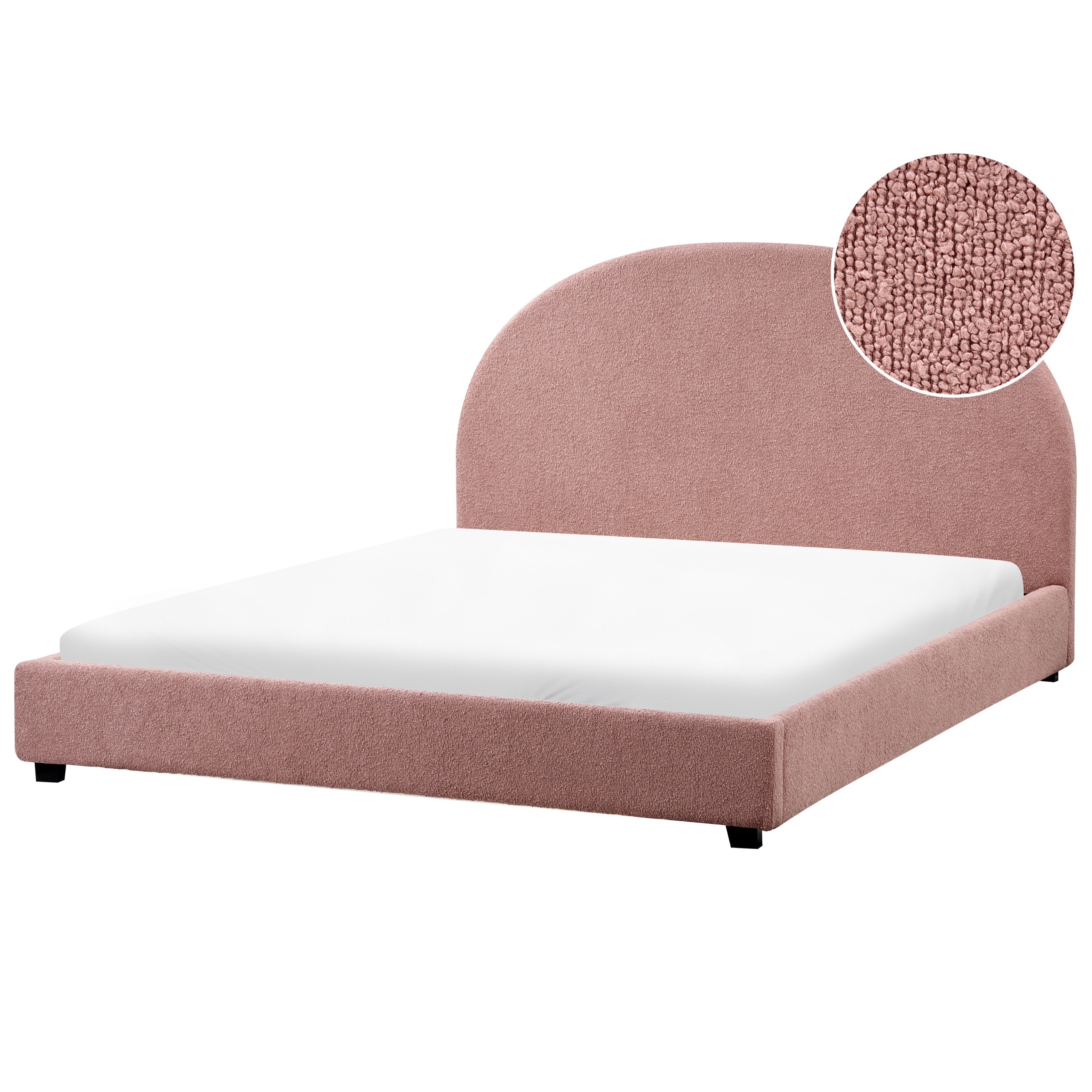Seng Boucle VAUCLUSE 160 x 200 cm Pastellrosa