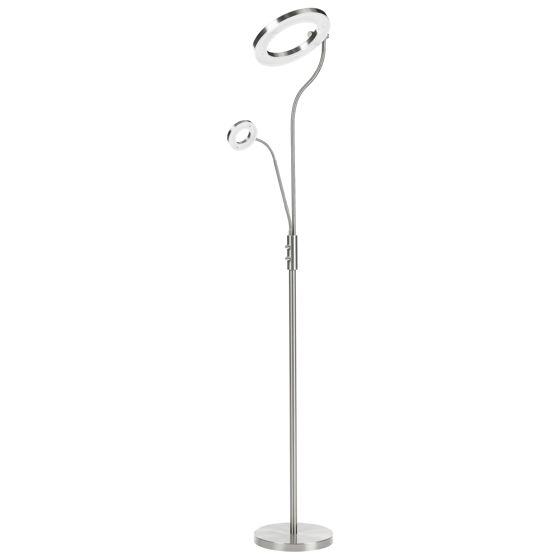 LED-gulvlampe AFTON Metal Sølv