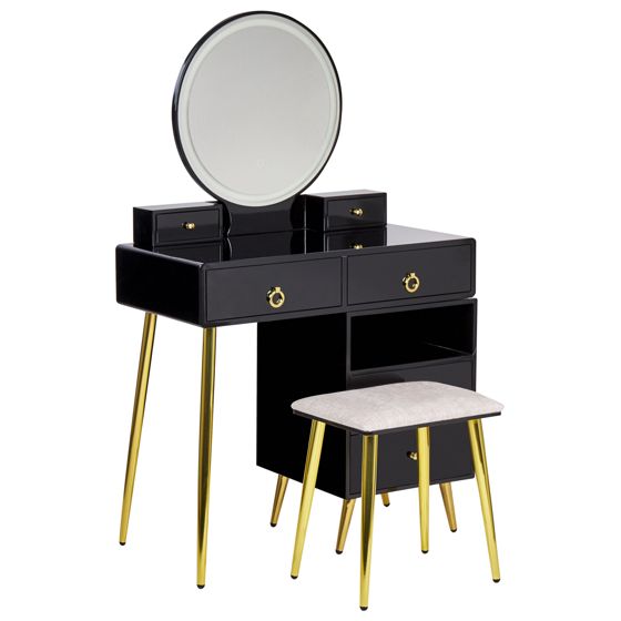 Makeup Bord YVES LED Sort